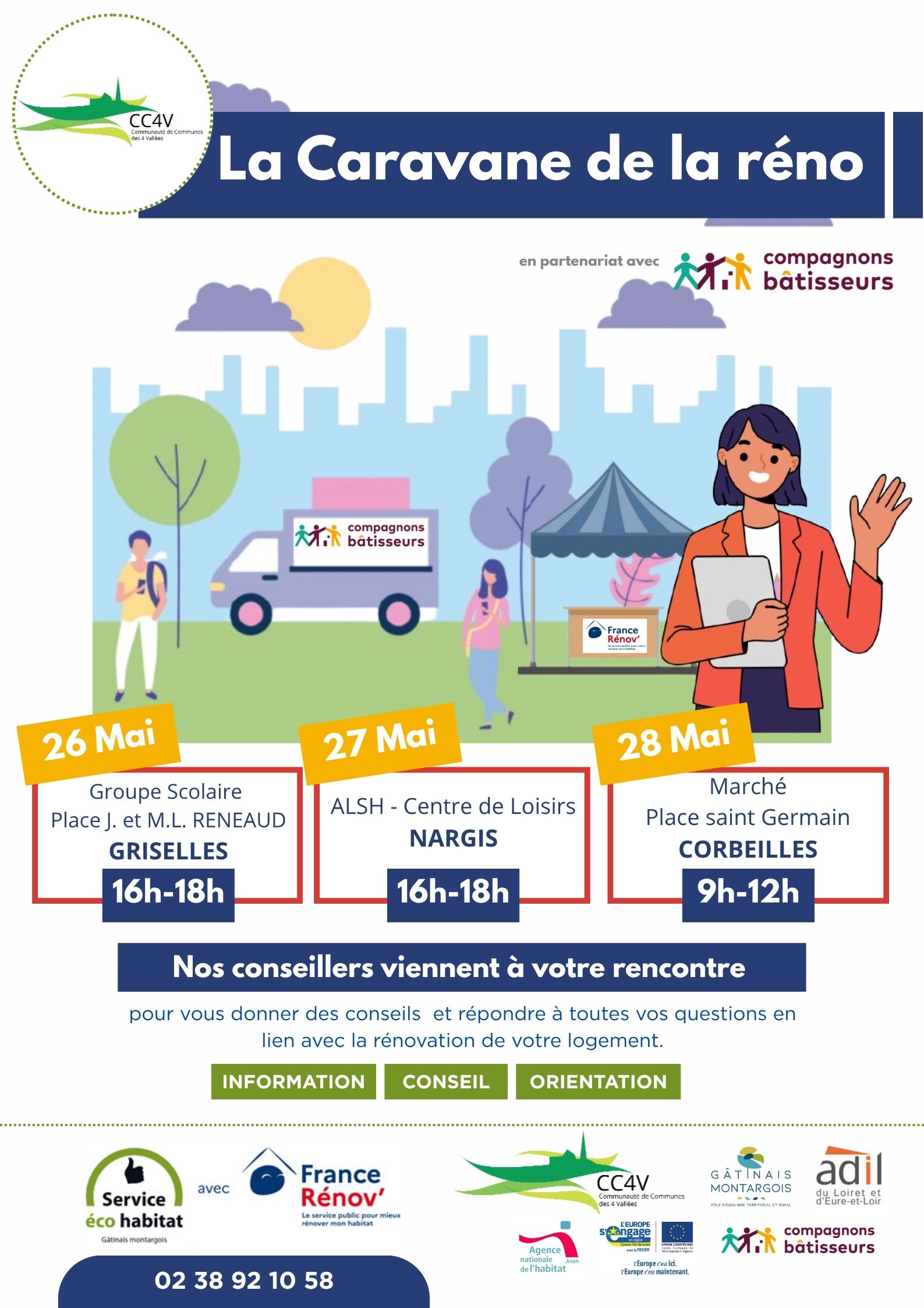 Affiche La caravane réno