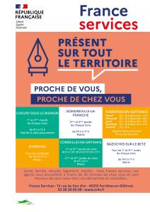 affiche des permanences France Services
